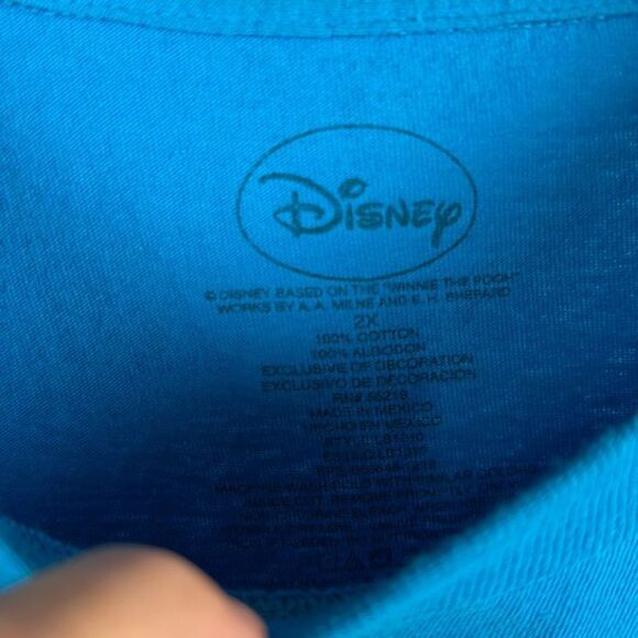 Walt Disney World Florida 2013 Tshirt Size 2XL Short Sleeve Turquoise Blue - Picture 3 of 6